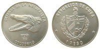 Kuba 1 Peso KN Krokodil, Schön 116 -