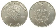 Kuba 1 Peso KN Mönchsittich, Schön 118 -