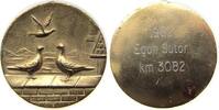 Tiere Medaille -- Brieftaubenrennen - Egon Sutor - 1962 3082 KM, ca. 50 MM, abgebrochene Öse, kleine Randfehler -