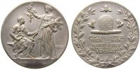 Münchner Medailleure Medaille o.J. Bronze versilbert Bayern, des Bayrischen Industriellen Verbandes für langjährige Dienste, Bienenkorb / Fraueng...