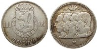 Belgien 100 Francs Ag Leopold III (1934-1950), Belgique -