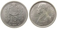 Monaco 10 Francs KN Louis II -