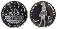 Frankreich 10 Francs / 1 œ Ag Die kleine Tänzerin -