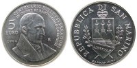 San Marino 5 Euro Ag Bartolomeo Borghesi -