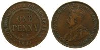 Australien 1 Penny Br Georg V -