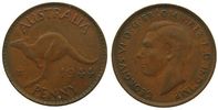 Australien 1 Penny Br Georg VI, Melbourne -