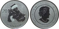Kanada 20 Dollar Ag Santa Claus, ohne Verpackung -