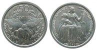 Neu Kaledonien 50 Centimes Al Vogel -