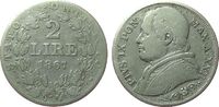 Vatikan 2 Lire Ag Pius IX, XXII -