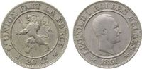 Belgien 20 Centimes KN Leopold I, Des Belges -