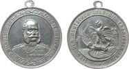 Wilhelm I. (1861-1888) tragbare Medaille Zinn Wilhelm I (1797-1888) - auf den Sieg über die Franzosen, Brustbild halbrechts / Doppeladler über Adler, daneben zerbrochene -