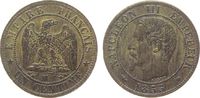 Frankreich 1 Centime Br Napoleon III, MA (Marseille) -