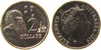 Australien 2 Dollars AlBr Elisabeth II, Aboriginal -