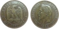 Frankreich 10 Centimes Br Napoleon III, BB (Strasbourg) -