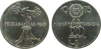 Ungarn 200 Forint Ag 30. Jahrestag der Befreiung, Patina, etwas angelaufen -