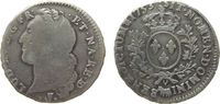 Frankreich 1/2 Ecu aux branches du Bearn Ag Louis XV, Pau, ca. 14,16 Gramm -