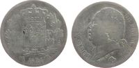 Frankreich 2 Francs Ag Louis XVIII, B (Rouen) -