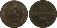 Frankreich 1 Centime Br Dupré, A (Paris) -