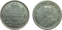 Kanada 5 Cents Ag Georg V -