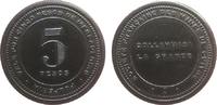 Chile 5 Pesos Bakelit schwarz Collahuasi - Societe Francaise des Mines de Cuivre, La Grande, ca. 50 MM -