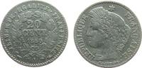 Frankreich 20 Centimes Ag Ceres, A (Paris) -