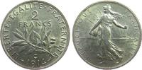 Frankreich 2 Francs Ag Semeuse, C (Castelsarrasin) -