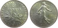 Frankreich 2 Francs Ag Semeuse, C (Castelsarrasin) -