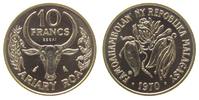 Madagaskar 10 Francs AlBr Essai -
