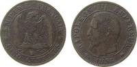 Frankreich 5 Centimes Br Napoleon III, A (Paris) -