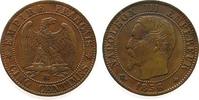 Frankreich 5 Centimes Br Napoleon III, BB (Strasburg) -