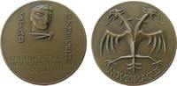 Niederlande Medaille Bronze Nymegen (Nijmegen) - auf den Länderwettbewerb Niederlande - Netherlands - Deutschland, Büste neben Schrift / Doppelkopfad -