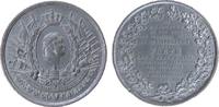 Wilhelm I. (1861-1888) Medaille Blei Wilhelm I (1797-1888) - z. Er. a. d. glorreichen Siege der Deutschen Waffen über die franz.Armee bei Wörth, belorbeerte Büs -