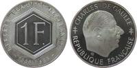 Frankreich 1 Franc Ag Charles de Gaulle -