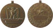 tragbare Medaille o.J. Bronze USA - für gutes Verhalten in der Armee, for good condut, Adler auf Buch und Schwert / Stern, ca. 31,5 MM VF-EF