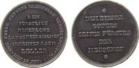 Personen Medaille Eisen Zeller Carl Heinrich - fürstlicher Hohenlohischer Geheimrat, auf sein 50-jährige Dienstjubiläum, beiderseits Schrift, ca. -
