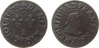 Frankreich Denier Tournois Ku Henri IV (1589-1610), A (Paris) -