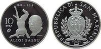 San Marino 10 Euro Ag Aligi Sassu, auf seinen 100. Geburtstag -
