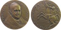 Vatikan Medaille 1963 Bronze Paul VI. (1963-1978) - Apostelgeschichte, Saulus auf dem Weg nach Damaskus, Brustbild halbrechts / Saulus zu Pferd, ...