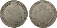 Frankreich Ecu aux branches d olivier Ag Louis XVI, K (Bordeaux) -