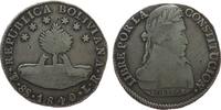 Bolivien 8 Soles Ag Bolivar, LM -