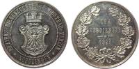 Landwirtschaft Medaille Silber Nördlingen - Bezirks-Bienenzüchter und Obstbau-Verein, dem Verdienste, Stadtwappen / Mehrzeiler im Kranz, unsigniert, ca. -