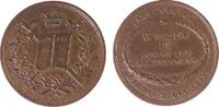 Niederlande Penning Bronze Willem III. - Ingehuldigd, ca. 23,4 MM -