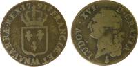Frankreich 1 Sol Ku Louis XVI, AA (Metz) Dupl.1714, 2.Emission -