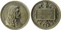Personen Medaille Bronzeguß Dürer Albrecht (1471-1528) - auf seinen 300. Todestag, Maler und Grafiker, Brustbild nach rechts / Nürnberger Jungfrau -