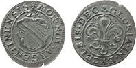 Strasbourg 2 Kreuzer Ag Strasbourg Stadt (Alsace / Elsass), ca. 1,1 Gramm -