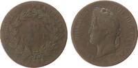 Französische Kolonien 10 Centimes Br Louis Philippe I, A, für die Marquesas Inseln, Randfehler, VG 2960 -