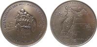 Automobile Medaille Bronze Mannheim - Pforzheim - auf den 100. Jahrestag der 1. Autofernfahrt der Welt, Mannheim - Pforzheim, Berta Benz mit Ihren S -