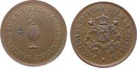 Niederlande Werbemarke Kupfer Piccaluga Antoine (1811-1884) - Produzent von Mineralwasser mittels Savaresse-Gerät, Hoflieferant König Willem III., Sifo -