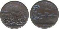 Paris Medaille Bronze Louis Philippe I (1830-1848) - auf die 55-Jahrfeier des Sturmes auf die Bastille, Soldaten beschießen die Bastille / Ans -