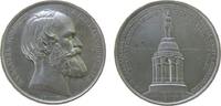 Personen Medaille Zinn Bandel E. von (1800-1876) - auf die Vollendung des Hermannsdenkmals, Architekt, Bildhauer und Maler, Büste nach rechts / De -